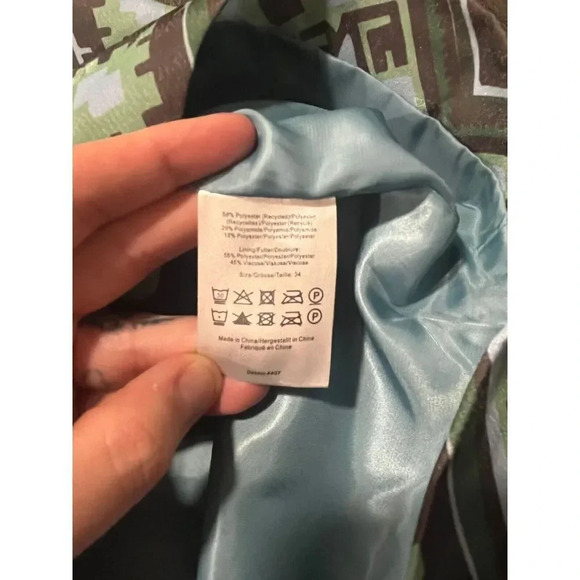 Baum und Pferdgarten Alice Mini Dress Womens Size 4 Multi Lined Off the Shoulder - Picture 5 of 8